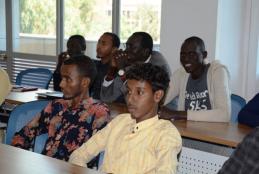 UoN students DAFI scholarship beneficiaries orientation day